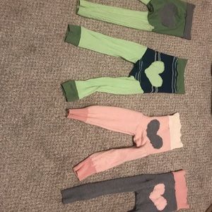 Bundle of cashmere/wool toddler or baby leggings